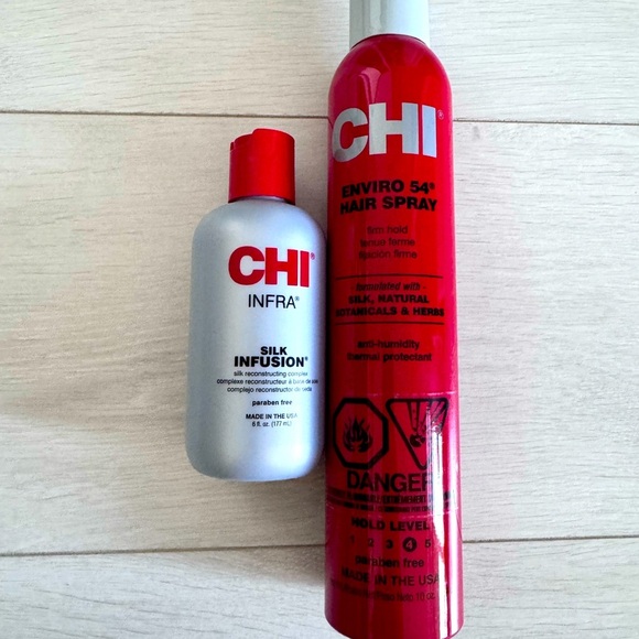 New CHI - 54 Firm Hold Hairspray, Infra Silk Infusion Reconstructing Complex - Picture 1 of 2